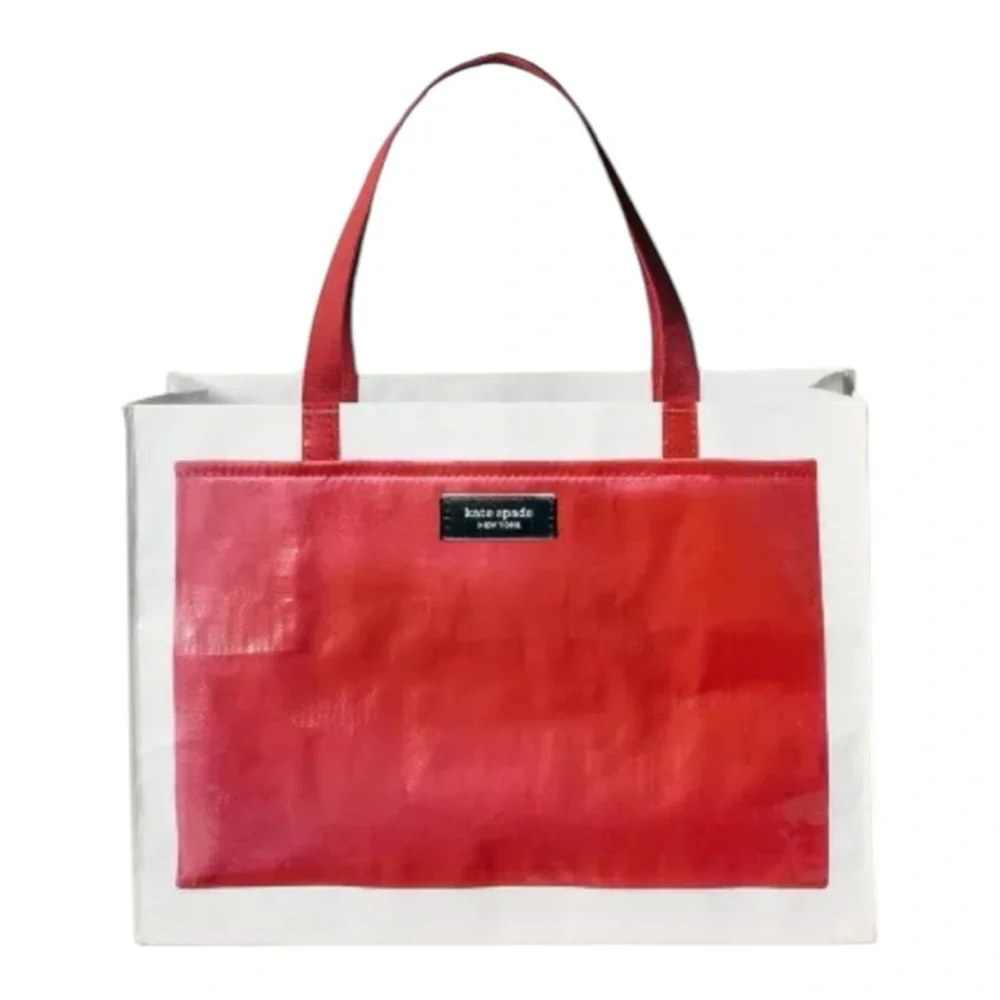 Kate Spade LIMIT EDITION x Target Large Red and White Tote Bag